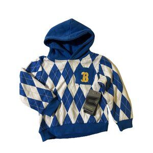 NEW UCLA Bruins Colosseum Athletic Argyle Hoodie Sweatshirt Toddler 3T
